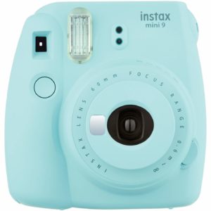 Instax Mini 9 Instant Camera Smokey White + 10 wkładów i obiektyw